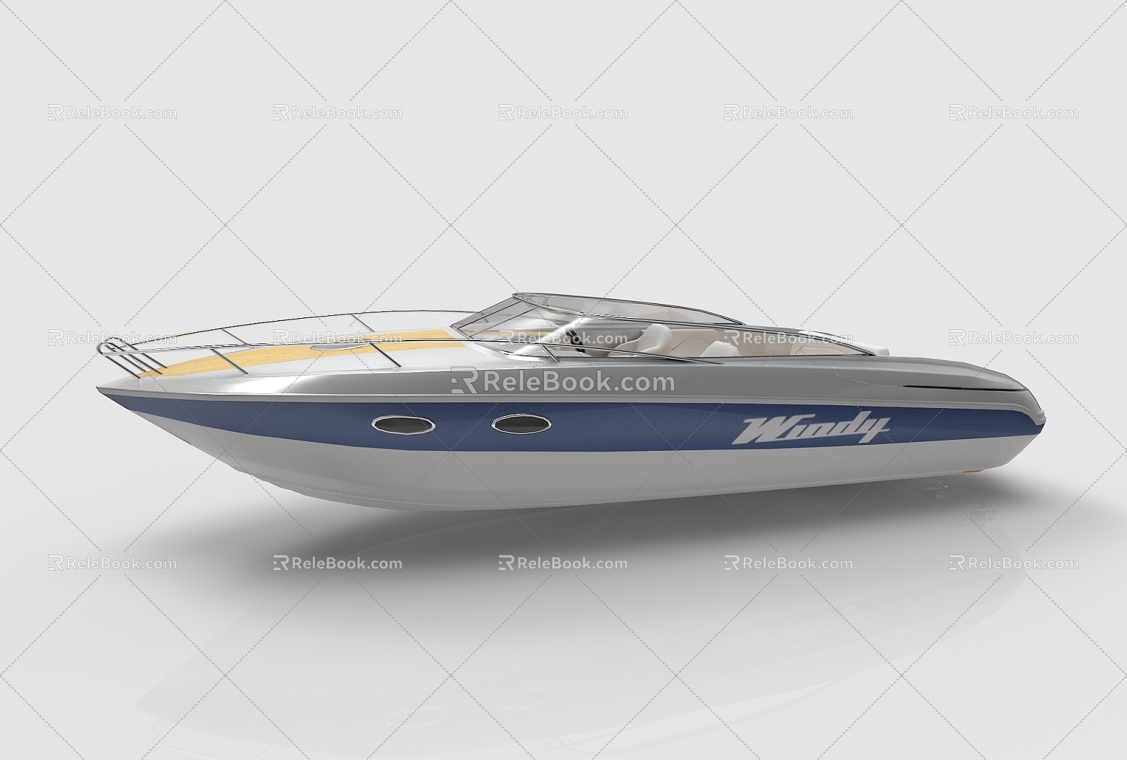 Modern Speedboat 3d model