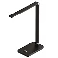 Modern Black Desk Lamp With Adjustable Arm Stable Base And Multiple Angles