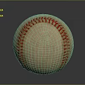 Durable Traditional Baseball Sport Equipment Featuring Red Stitching And Classic Design