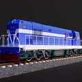 Locomotive Dongfeng 5 Freight Locomotive 3d model