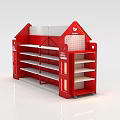 shaped shelf 3d model