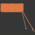 Orange Electrical Distribution Box With Open Door Showing Internal Circuit Breakers And Wiring