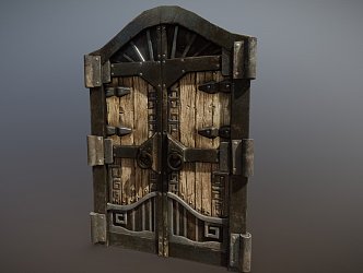 Dwarf Door Entrance 3d model