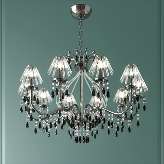 Light Luxury Crystal Chandelier 3d model