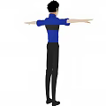 Cartoon Boy Man Cartoon Animation Movie Game Animation Secondary Student 3d model