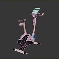 Home Use Stationary Exercise Bike With Digital Display And Comfortable Seat Design
