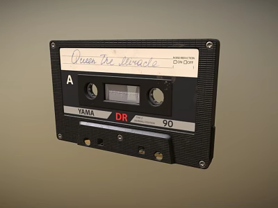 Yamaha DR 90 Audio Cassette Tape for Musical Instrument Recording and Playback 3d model