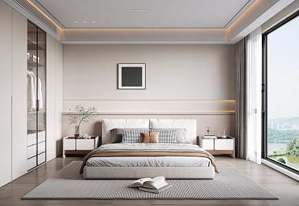 Modern Bedroom 3d model