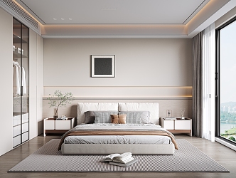 Modern Bedroom 3d model