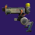 Robot Dog Machine Turret Science Fiction Robot Dog Science Fiction Turret Cyberpunk Turret Mobile Turret Low Face Low Number Low Model Simple Model Movie and TV Level Realistic 3d model