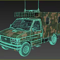 Military command vehicle IVECO command vehicle military communication vehicle logistics support vehicle command shelter military supply vehicle military transport vehicle 3d model