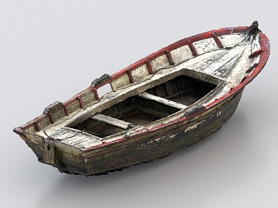 Abandoned fishing boat wreck Abandoned ship 3d model