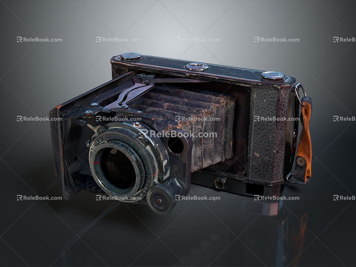 Antique Camera Antique Camera Retro Camera Retro Camera Mechanical Film Camera Film Camera 3d model