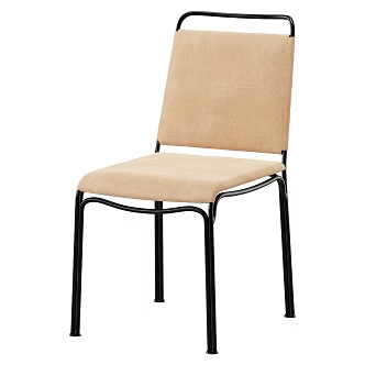 Modern Simple Single Chair 3d model