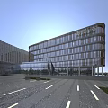 Modern JD JDD Office Building Exterior Design With Plaza Area