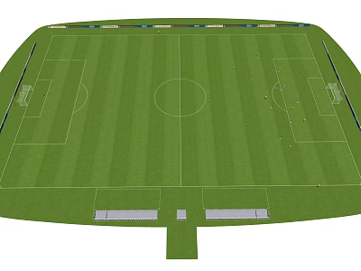 Modern Stadium 3d model