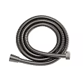 Flexible Metal Shower Hose With Coiled Design And Chrome Connectors
