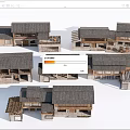 Traditional Guesthouse Architecture With Tile Roof Wooden Structure And Courtyard Design