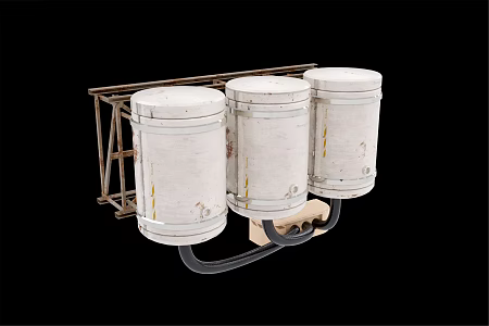 Industrial LOFT Equipment Cyberpunk 3d model