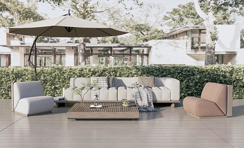 Modern outdoor sofa 3d model