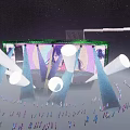 Second Dimension Stage Yuan Universe Stage Japanese Animation Concert 3d model