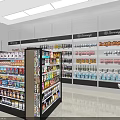 FamilyMart Convenience Store Storefront With Glass Doors Interior Shelves And Product Displays