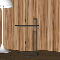 Modern side metal side corner round side 3d model