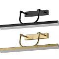 Modern Black and Gold Linear Design Wall Sconces for Interior Lighting