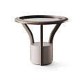 Giorgetti Coffee Table Round Side Table Glass Coffee Table Mother Coffee Table Solid Wood Coffee Table 3d model