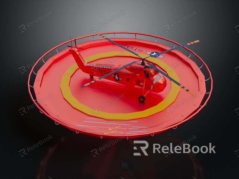 Modern helicopter cartoon helicopter cartoon plane model