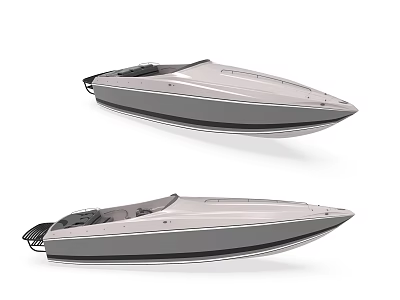 Modern Luxury Yacht With Sleek Exterior Design And Contemporary Aerodynamic Styling 3d model