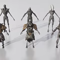 Zombie Characters 3d model