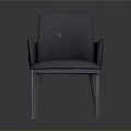 Modern Grey Upholstered Armchair with Sleek Design and Sturdy Metal Legs for Contemporary Living Spaces