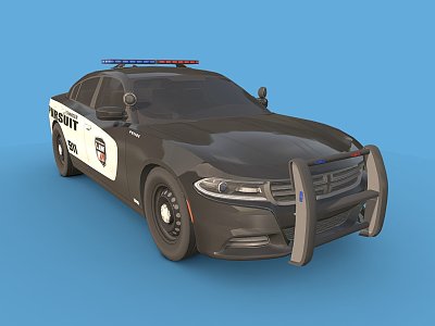 Dodge Charger 2015 Police Car model