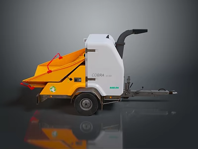 Raimondi C1000 PRO Mobile Machinery White Yellow Body With Black Pipe 3d model