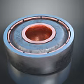 Durable Circular Household Metal Item With Copper Inner Ring And Silver Outer Structure