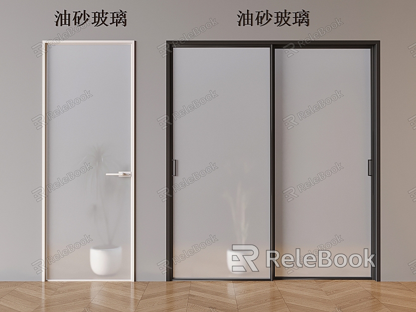 Oil sand glass single door toilet oil sand glass swing door oil sand glass sliding door kitchen oil sand glass sliding door model