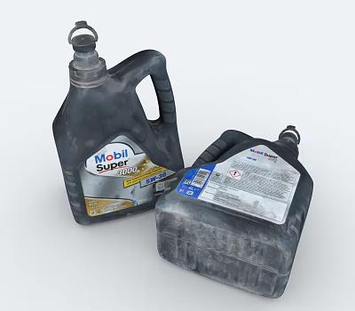 Engine oil lubricating oil auto repair car 3d model