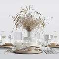 Modern Tableware 3d model