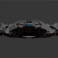Futuristic Sci Fi Weapon Design Featuring White Pink Advanced Complex Structure