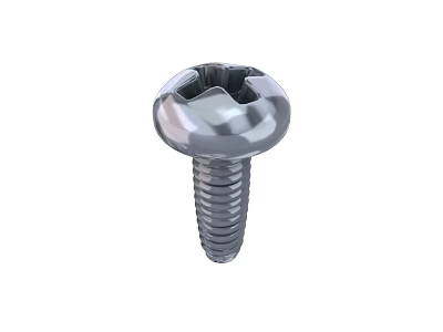 Stainless Steel Cross Recess Round Head Threaded Screw for Industrial Applications 3d model