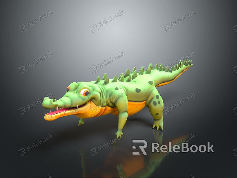 Crocodile Alligator Nile Crocodile carnivore reptile cold-blooded animal reptile reptile model