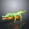 Crocodile Alligator Nile Crocodile carnivore reptile cold-blooded animal reptile reptile 3d model