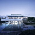 Modern Detached Villa With Roof Terrace Water Feature And Lush Greenery Surroundings