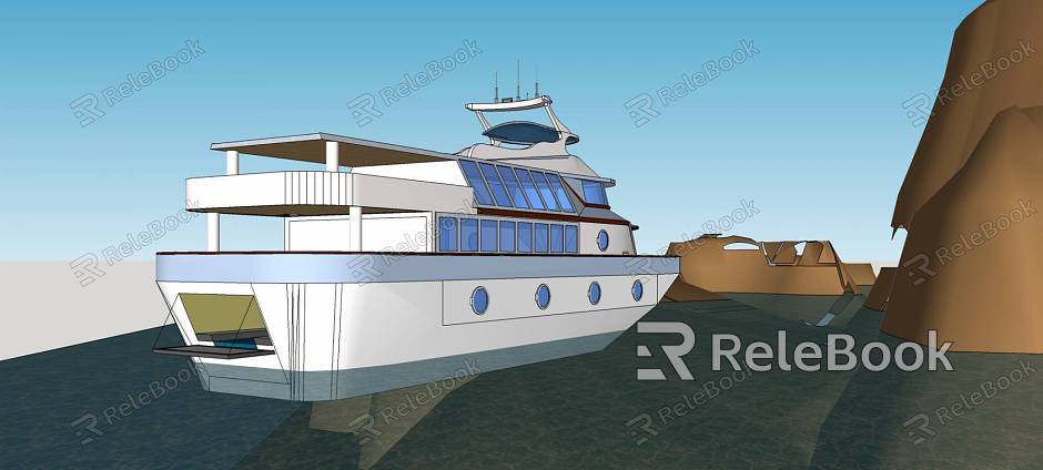 Modern Yacht model