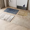 Modern carpet combination 3d model