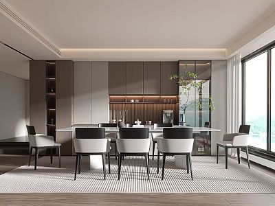 Modern Restaurant 3d model