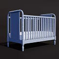 White Classic Railed Children's Bed With Sturdy Frame And Safe Design
