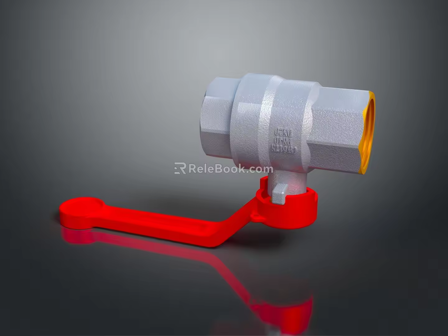 Valve ball valve iron pipe fitting flange tee joint pipe water pipe valve water pipe valve 3d model
