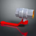 Valve ball valve iron pipe fitting flange tee joint pipe water pipe valve water pipe valve 3d model